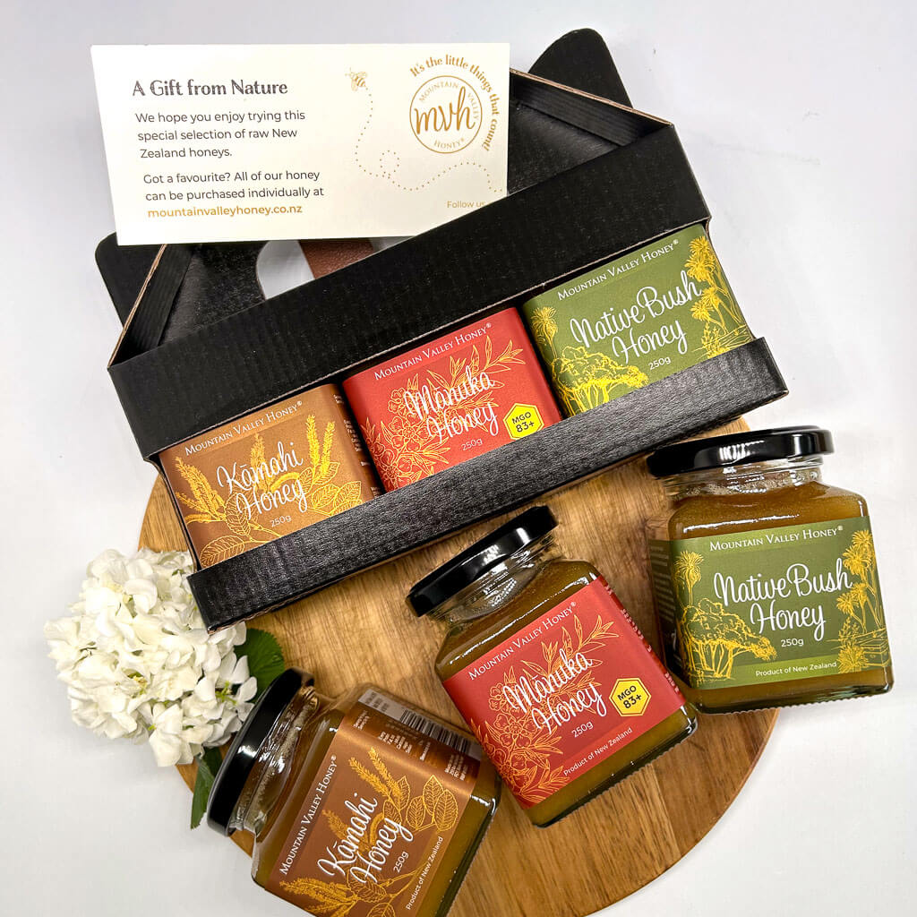 'Build Your Own' Honey Gift Set (Glass Trio)