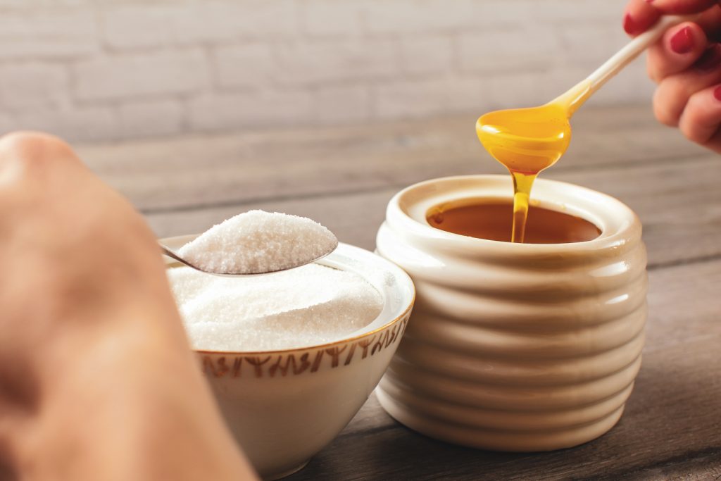 sugar vs honey. Is honey good for you?